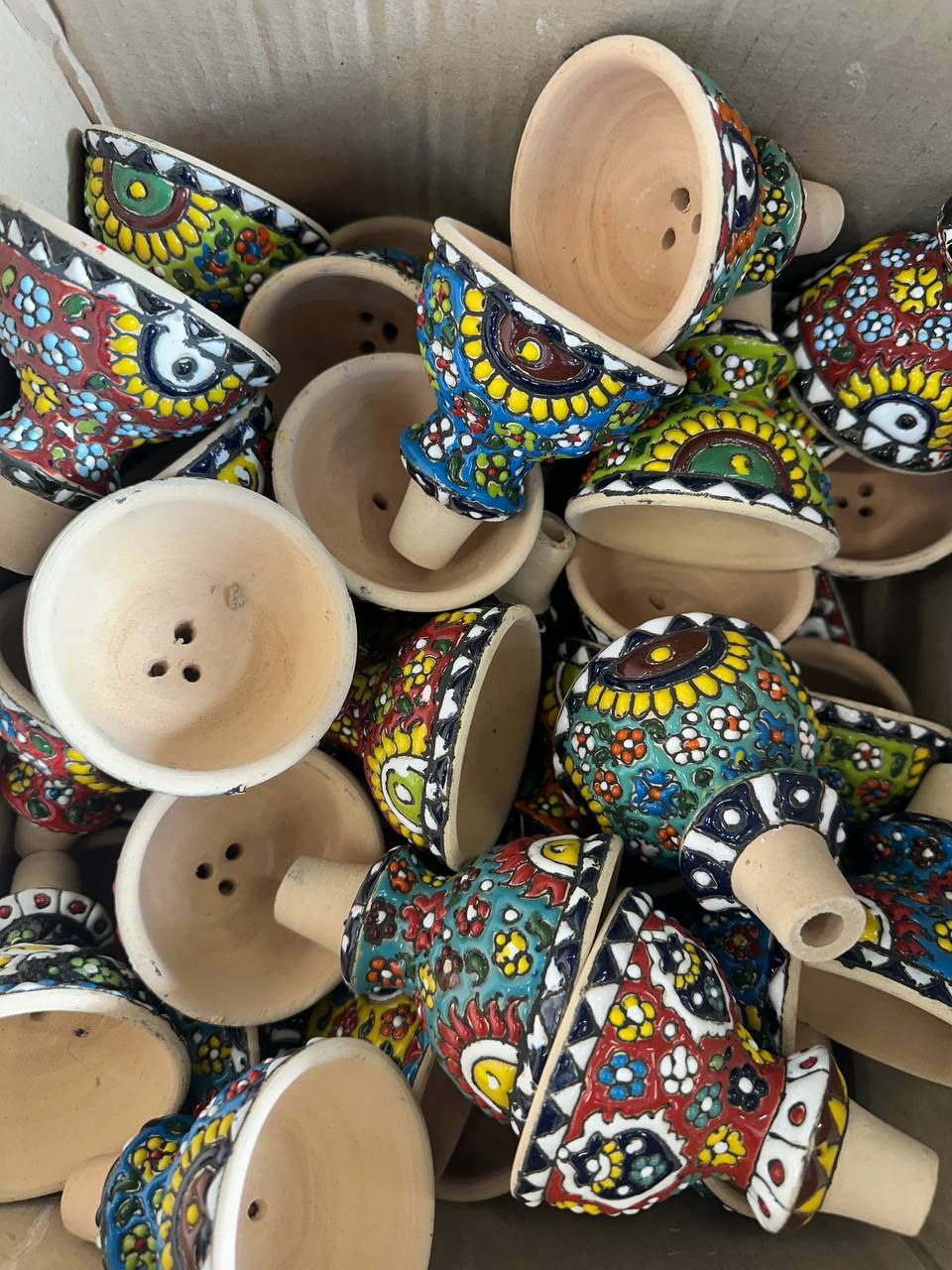 سری قلیان نری وسط میناکاری