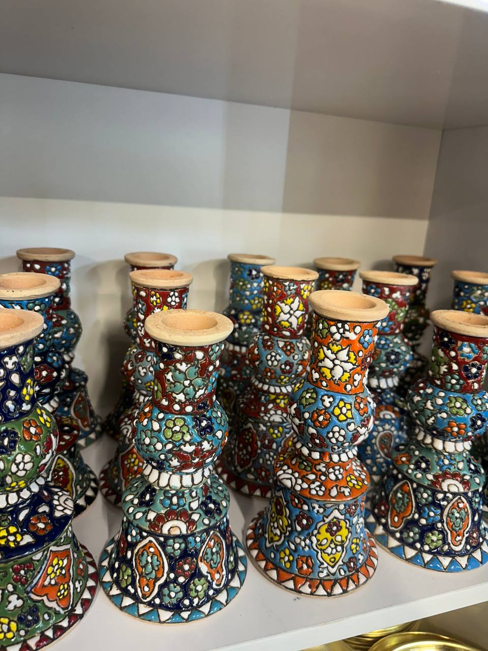 سرقلیان میناکاری  مادگی شاهی شیپوری